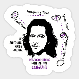 Desmond Hume - My constant - Dark Sticker